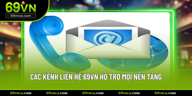 Các kênh liên hệ 69VN hỗ trợ mọi nền tảng