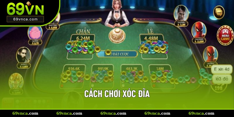 Cách chơi xóc đĩa